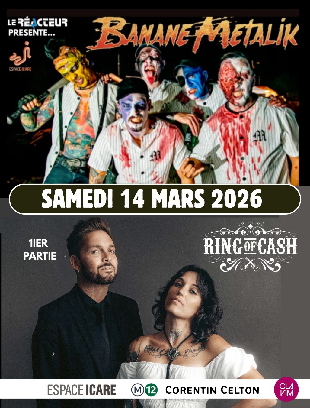 BANANE METALIK + RING OF CASH